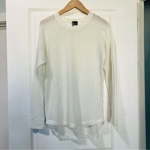 Sparkle & Fade Knit Sweater Top Size Medium Hi low hem